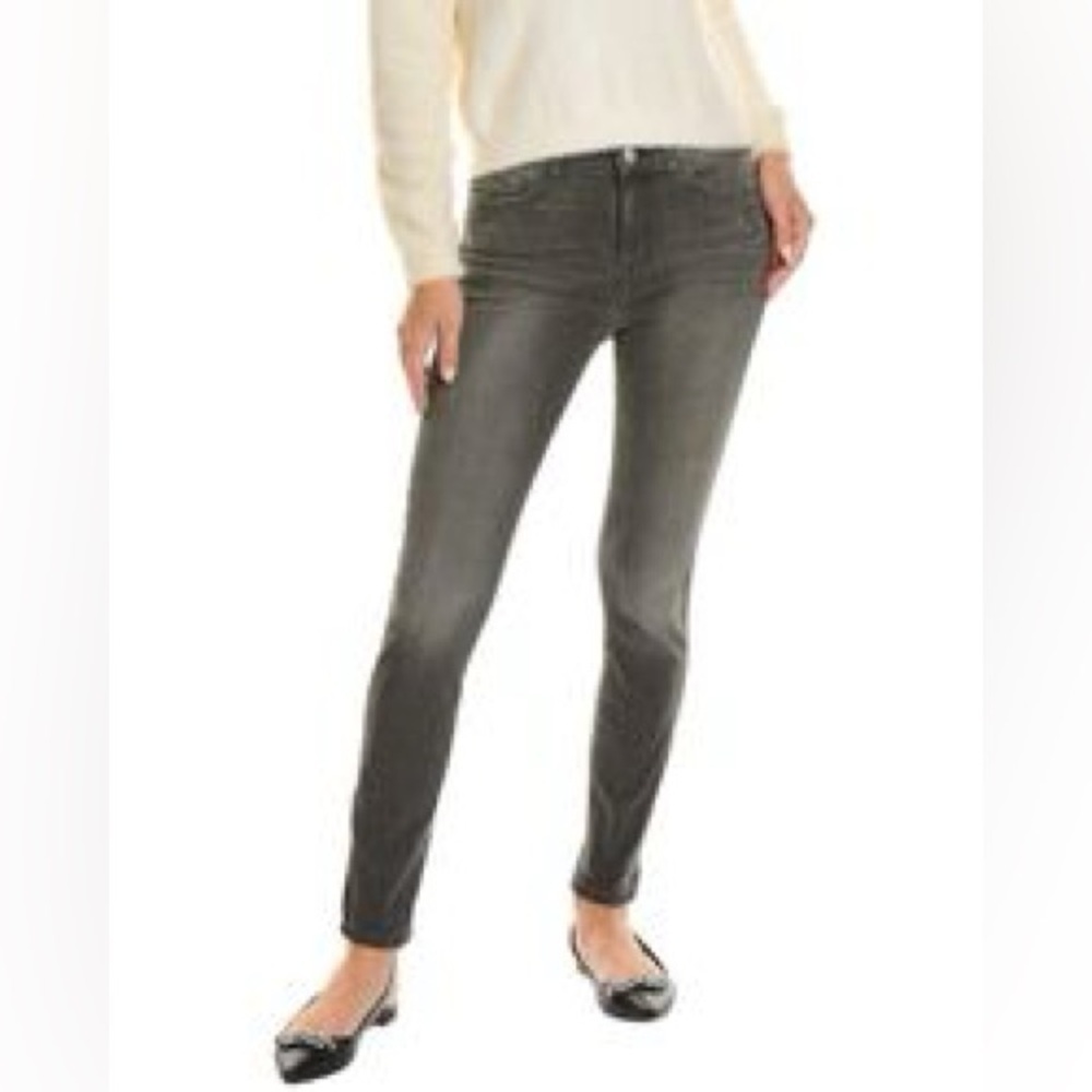 Current/Elliott Anthropologie The Side Cut Skinny Wolverine Gray Jeans Size 27-0